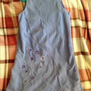 Girl's Gap corduroy jumper dress 7/8 m